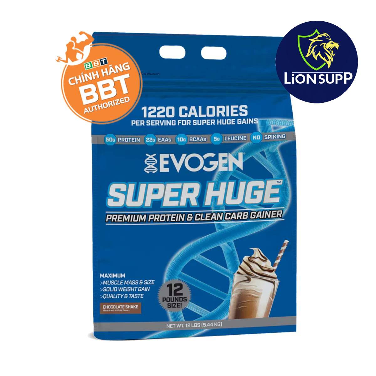 Superhugemockcholateshake evogen superhuge