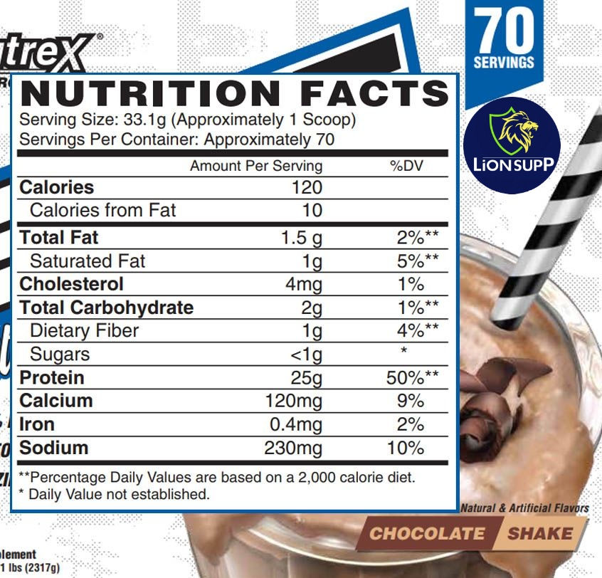 isofit-nutrition-fact-choco whey protein isolate