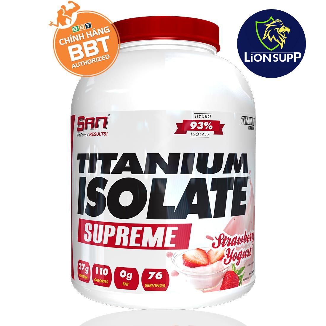 titanium-strawberry titanium isolate